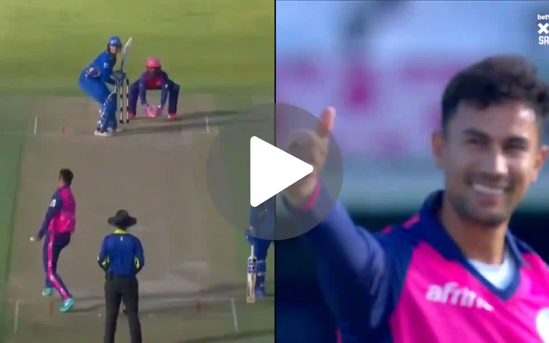 [Watch] MI's Rickelton Gets A 'Thumbs-Up' Send-Off By Fellow Countryman In SA20